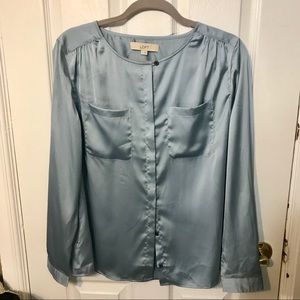 Loft formal blouse- button down with two frockets